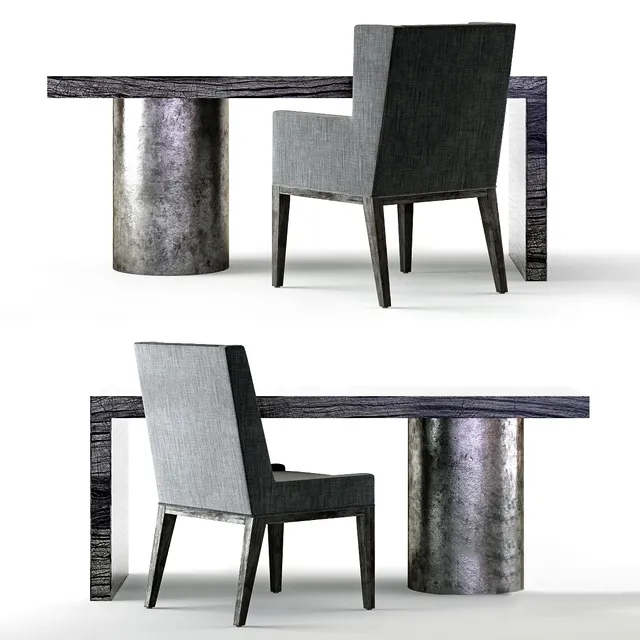 furniture - Linea Home Office 3D Model