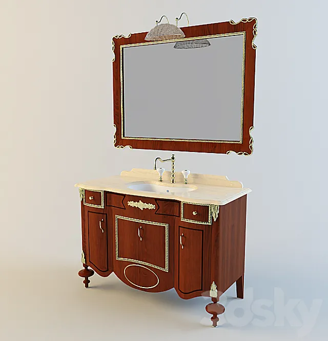 Furniture Lineatre Versailles 3D Model