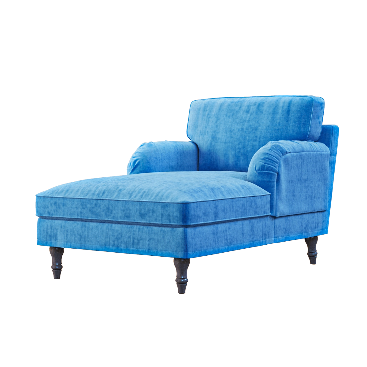 furniture - Linen fabric armchair 3D Model