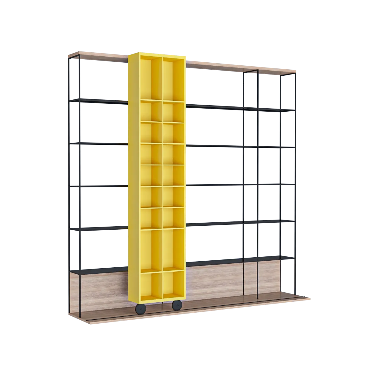 furniture - Literatura Open bookcase 2 3D Model