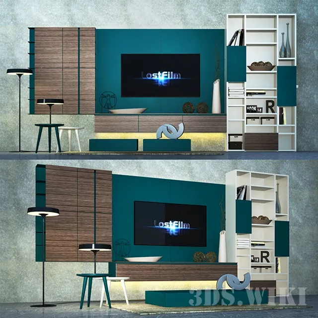 furniture - Living room set from Novamobili 3D Model