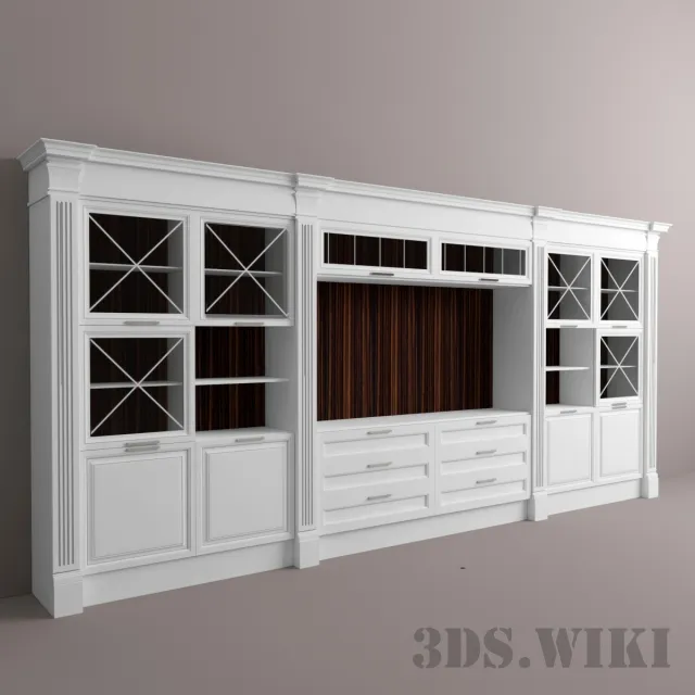 furniture - Living room wall/side 3D Model