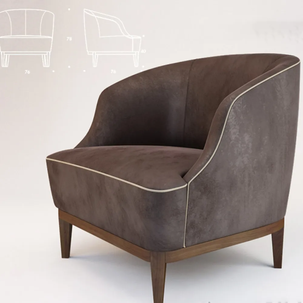 furniture - Lloyd armchair 3D Model