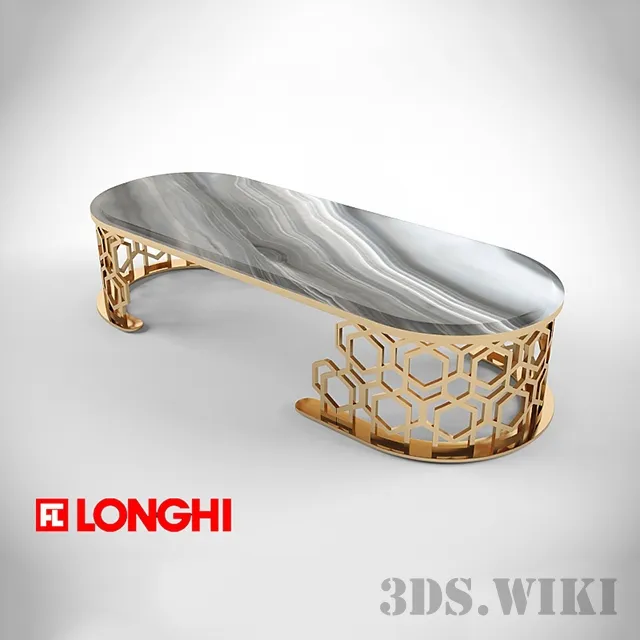 furniture - LONGHI Manfred table 3D Model