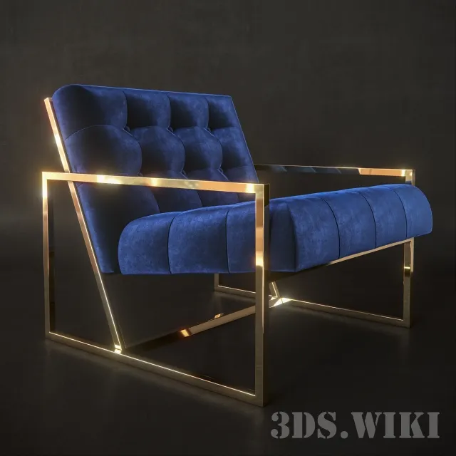 furniture - Lounge Chair - Jonathan Adler 3D Model