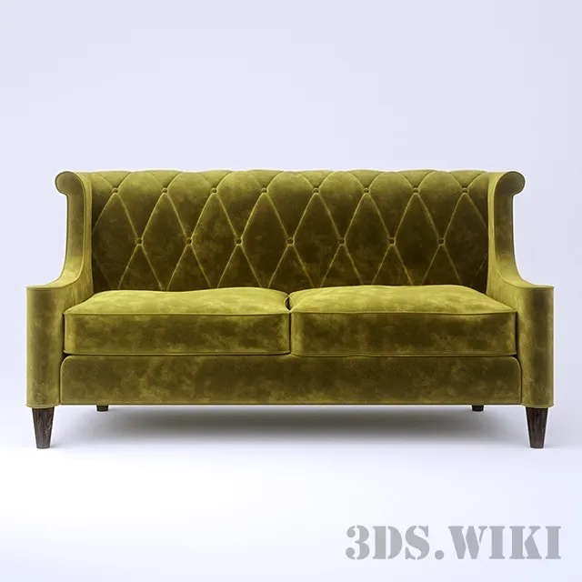 furniture - LoveSeat sofa 3D Model