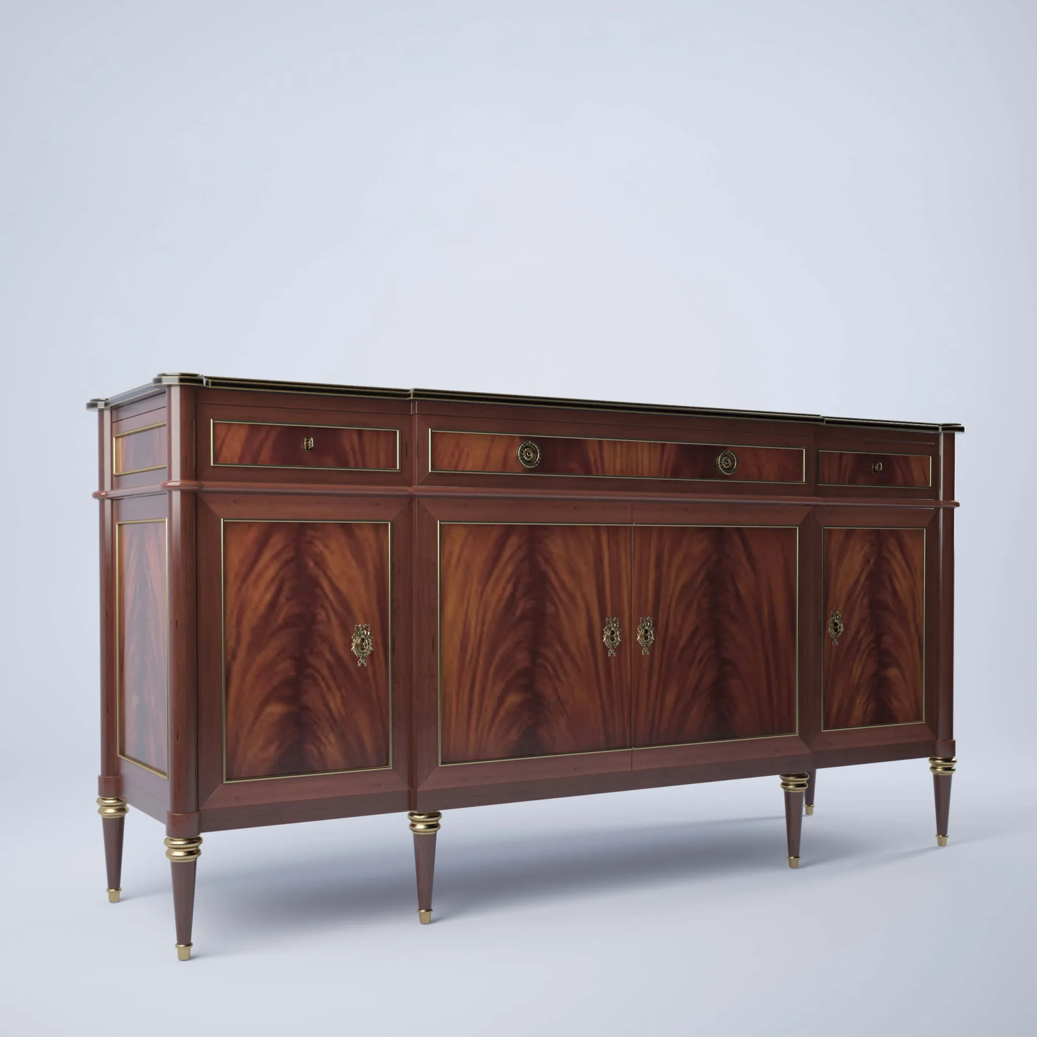 furniture - Low cabinet 004 3D Model