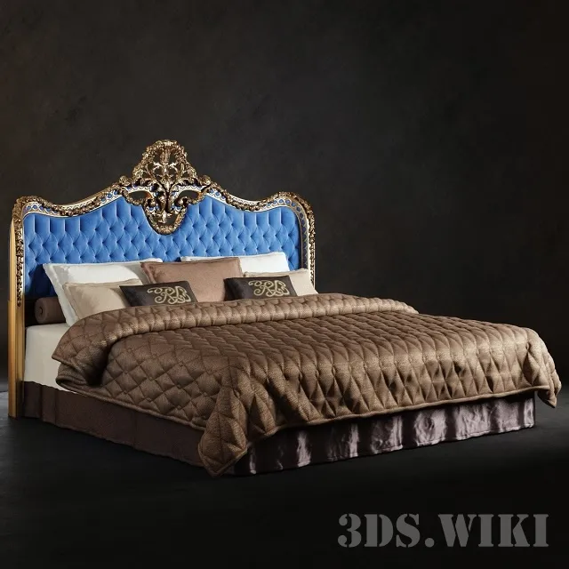 furniture - Lucretia Heabord Oak Beds 3D Model