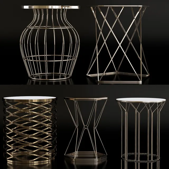 furniture - Luxury tables 074 3D Model