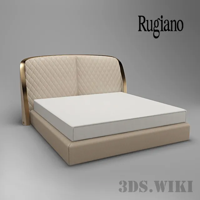 furniture - Madam Rugiano bed 3D Model