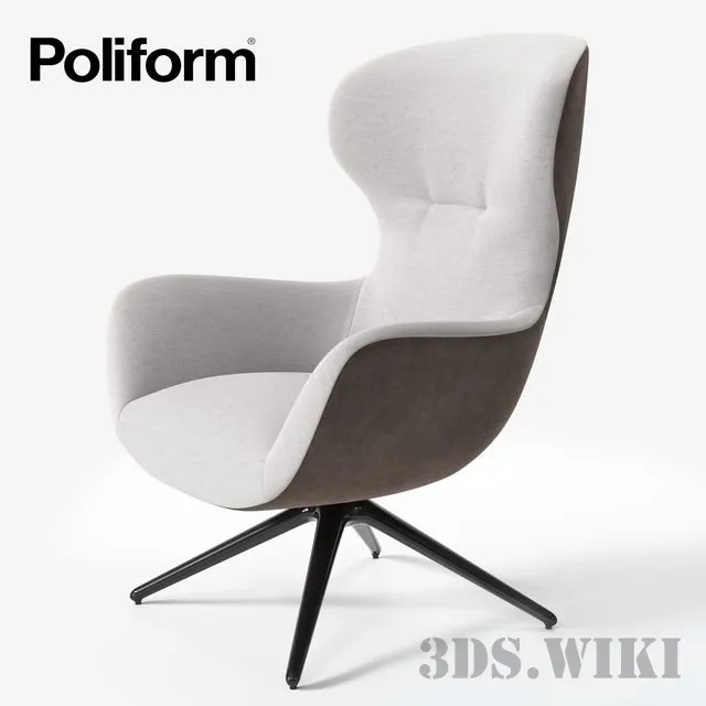 furniture - MadJock Poliform armchair 3D Model