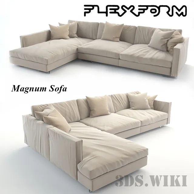 furniture - Magnum Sofa 3D Model