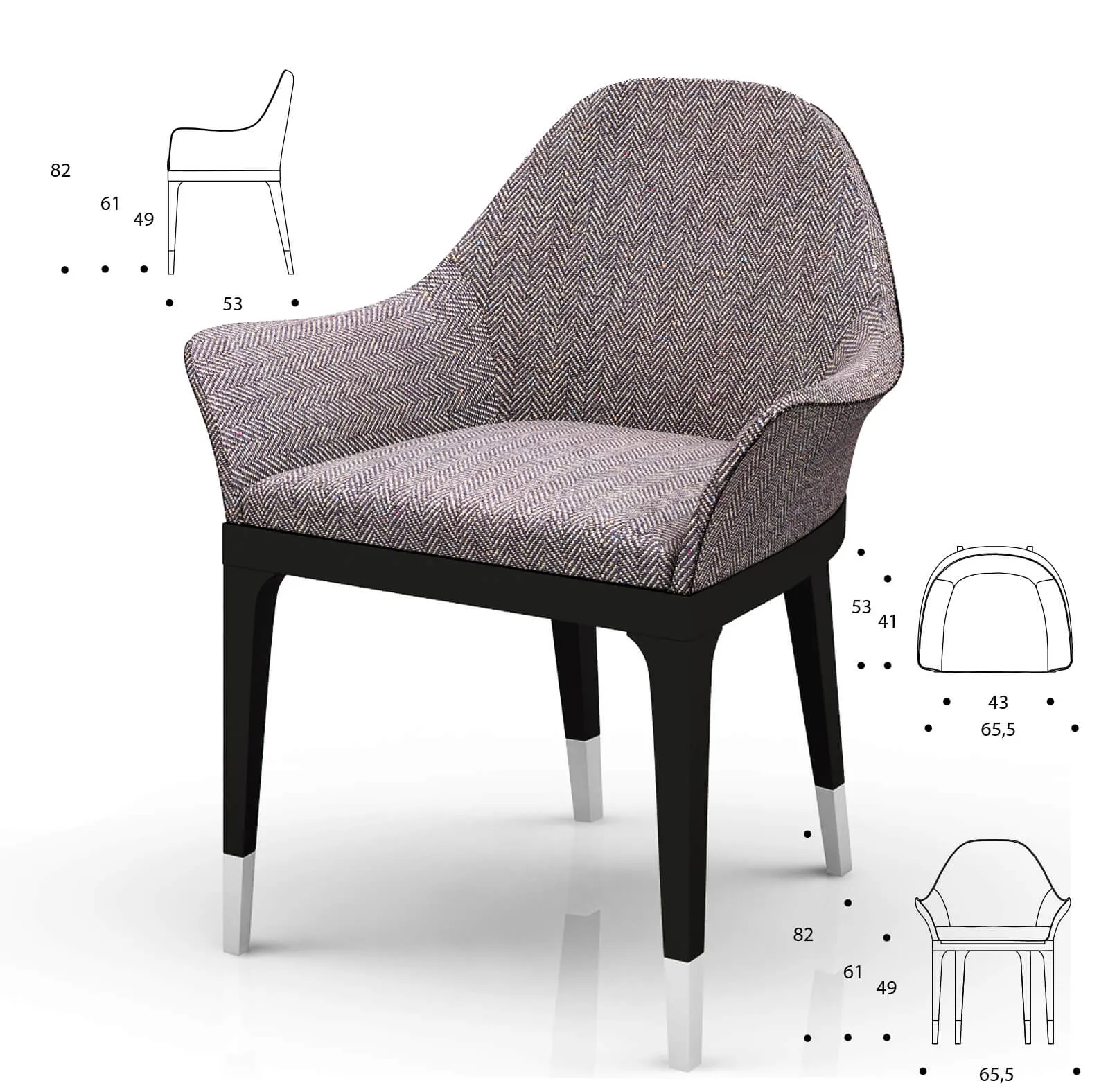 furniture - Manta low Smania armchair 003 3D Model