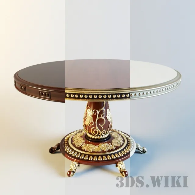 furniture - Margarita Table with Different Options 3D Model