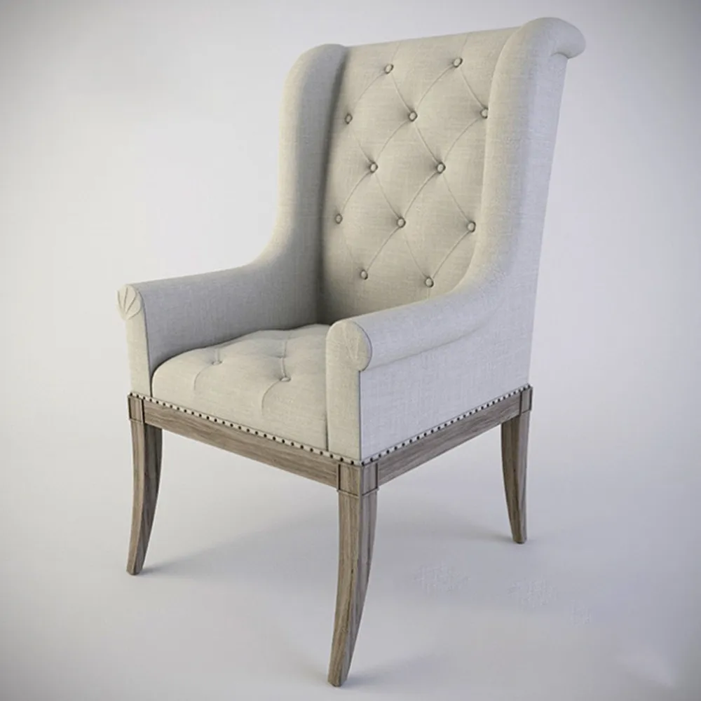 furniture - Marquesa Host Dining Armchair 3D Model
