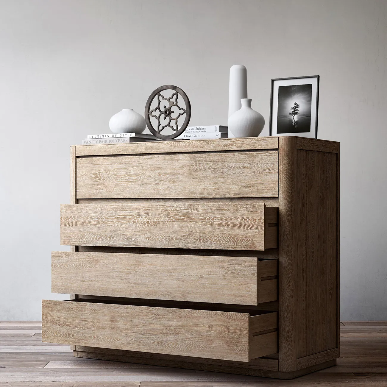 furniture - Martens Tall Batch chest of drawer 6 3D Model