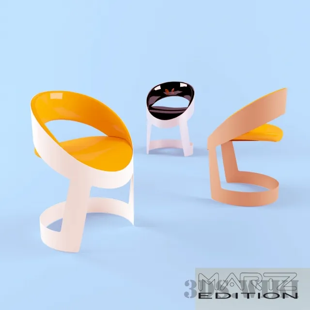 furniture - Martz Edition (Original Chair 01) 3D Model