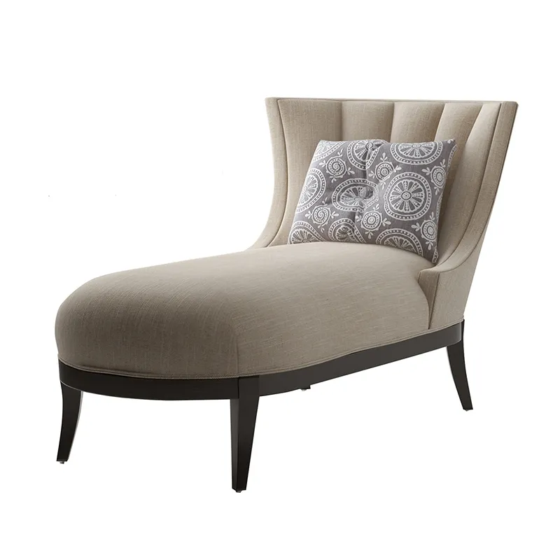 furniture - Max Sparrow. Ava Chaise linen weave 3D Model