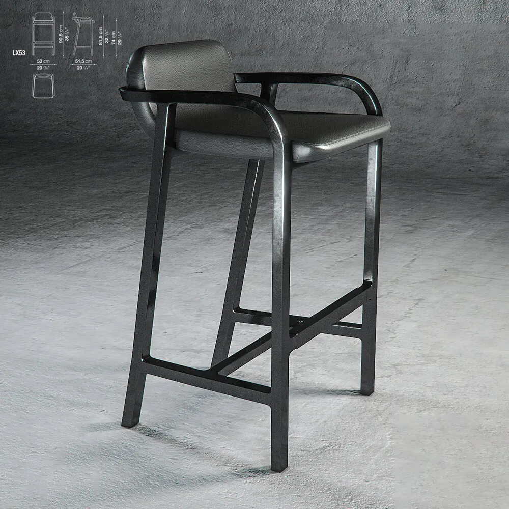 furniture - Maxalto Fulgens chair 15 3D Model