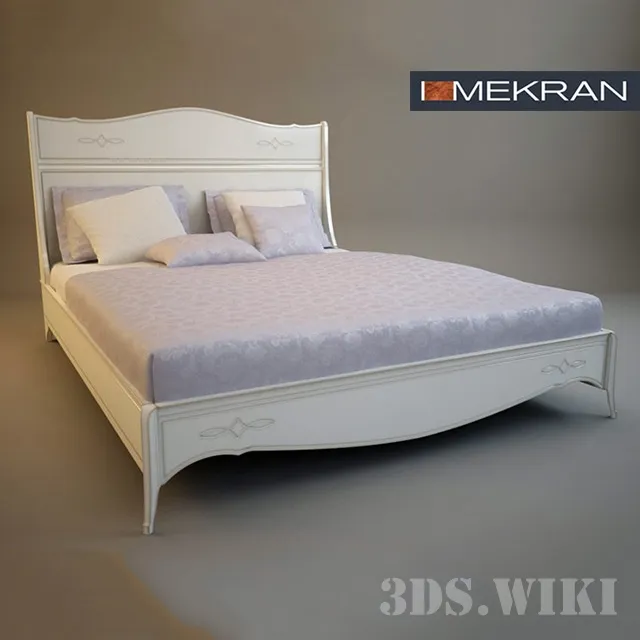 furniture - Mekran bed - Art.08250201 3D Model