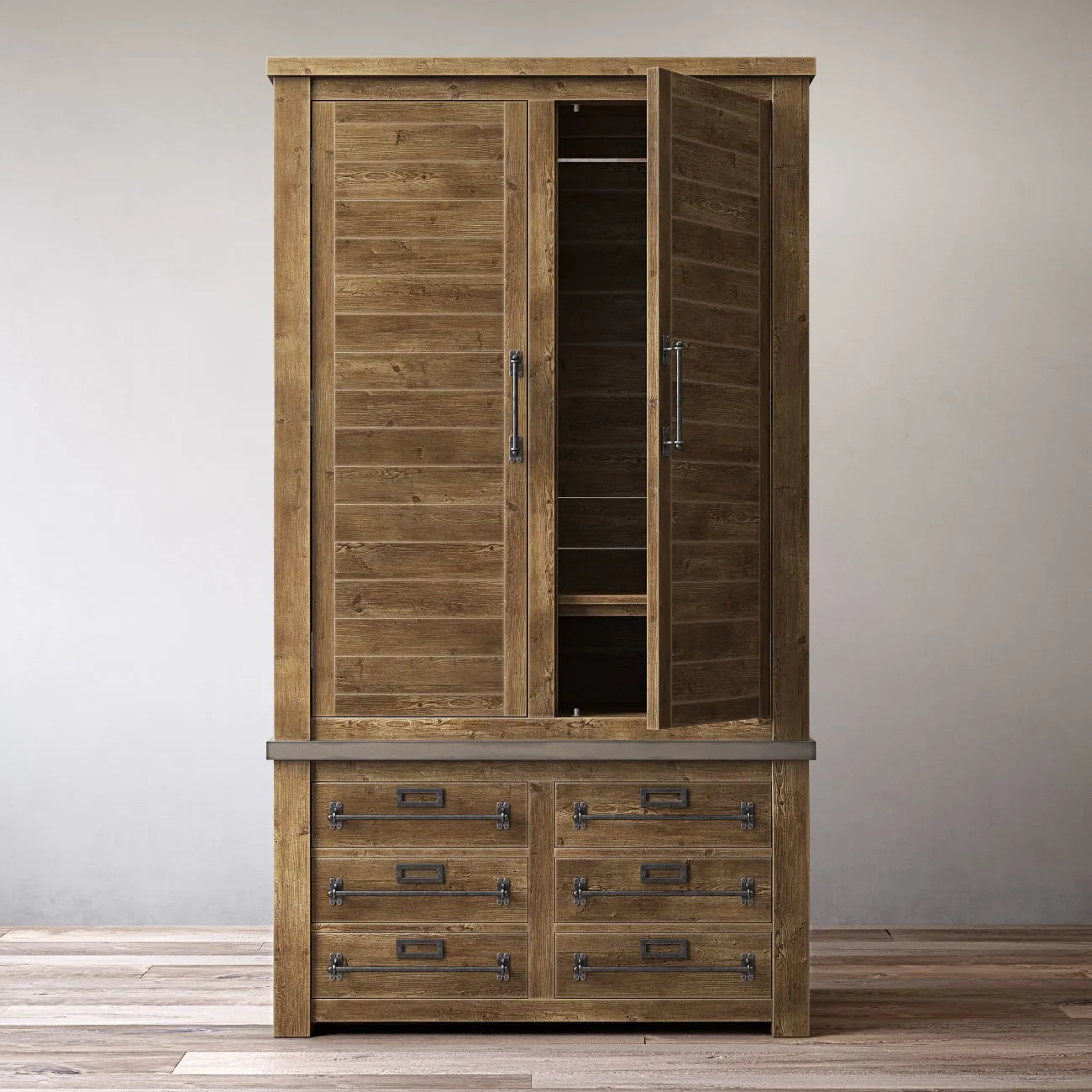furniture - Mercantile Armoire 3D Model