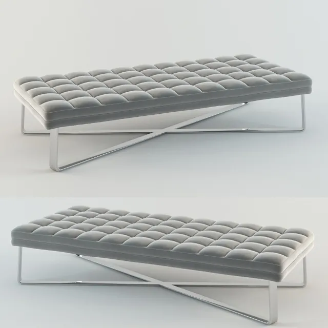 furniture - Meridiani  Lolyta bench 3D Model