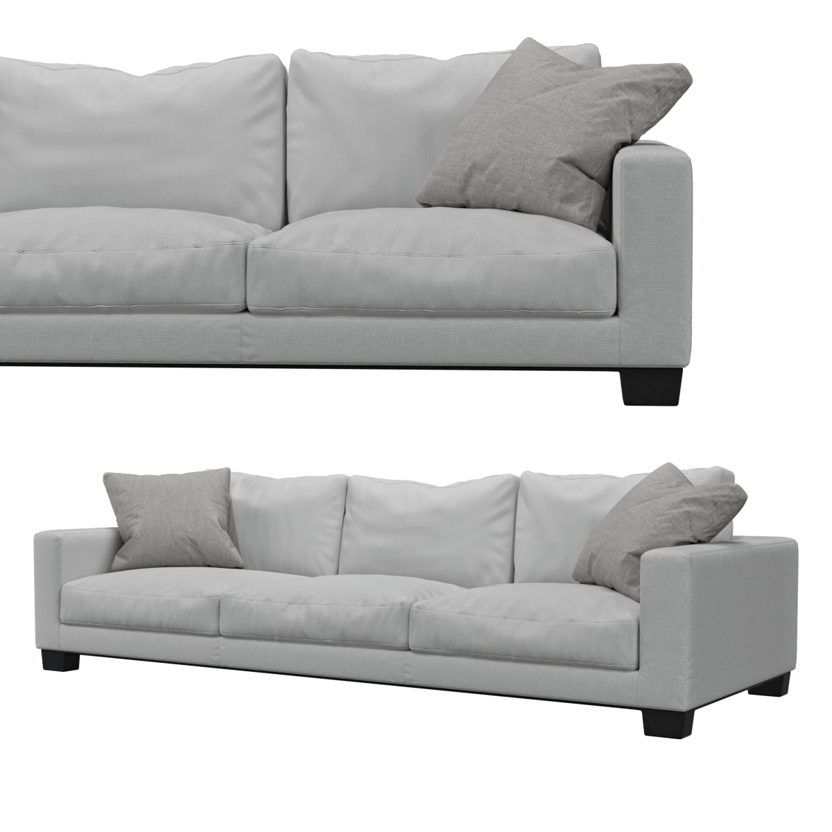 furniture - Meridiani Queen sofa 3D Model