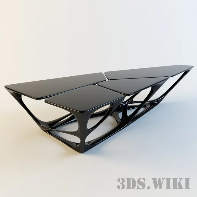 furniture - Mesa Designer Coffee Table by Zaha Hadid 3D Model