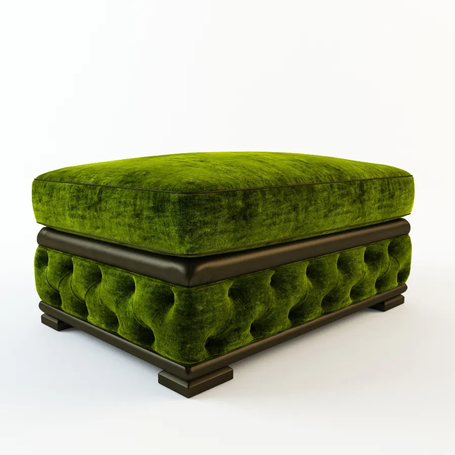 furniture - Miami Ottoman pouf 5 3D Model
