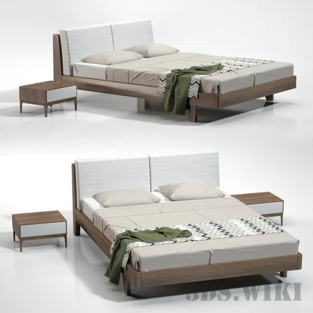 furniture - Mikkel Bed 3D Model