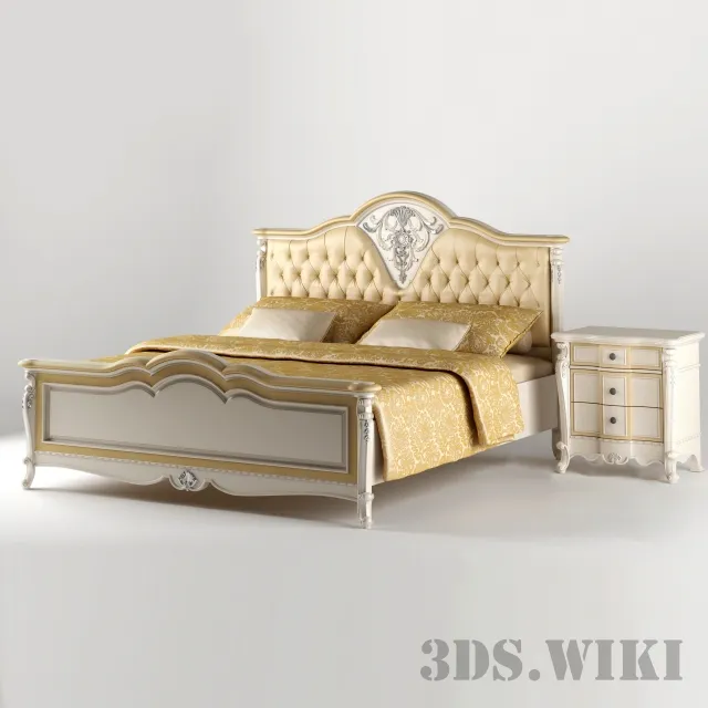 furniture - Milanor bed 3D Model