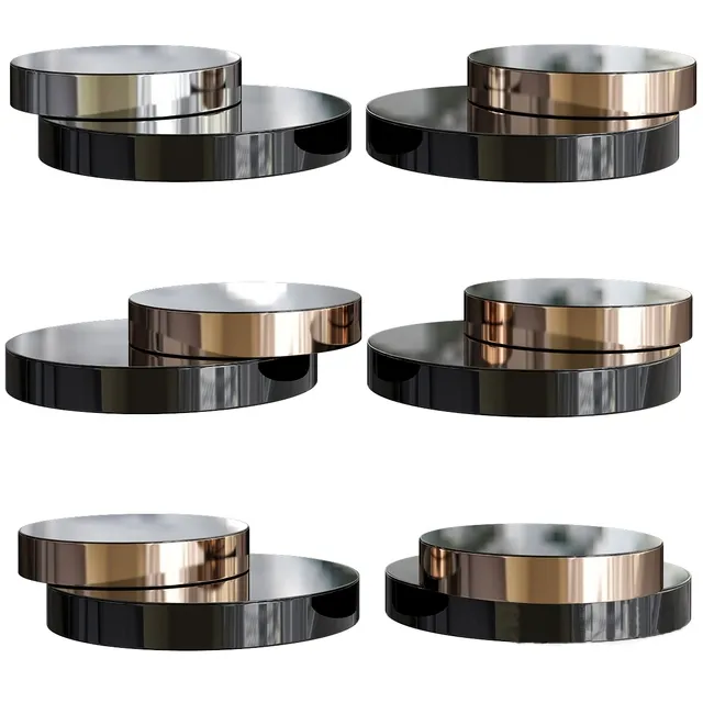 furniture - Minotti BENSON  table 01 3D Model