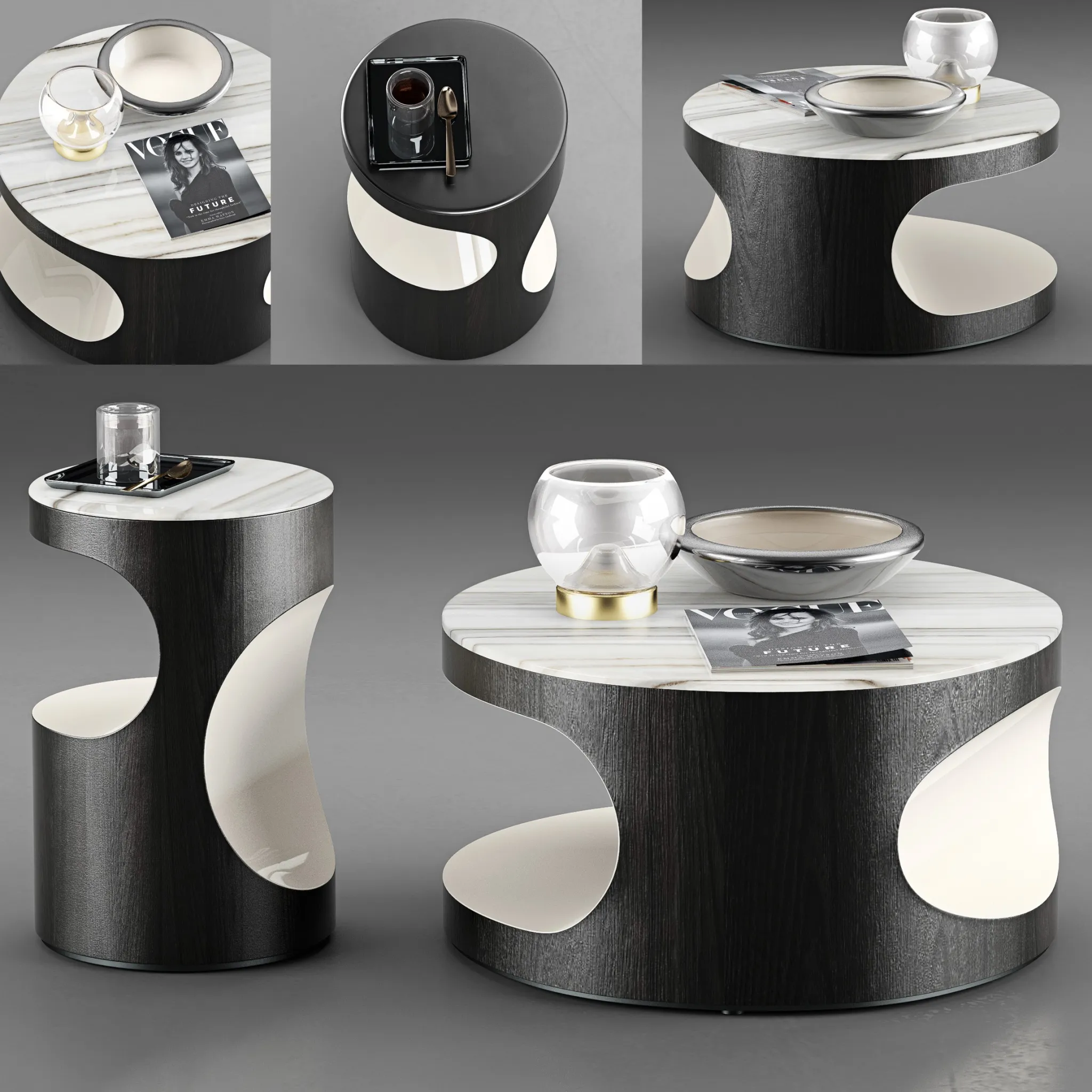 furniture - Minotti Boden coffee tables 3D Model
