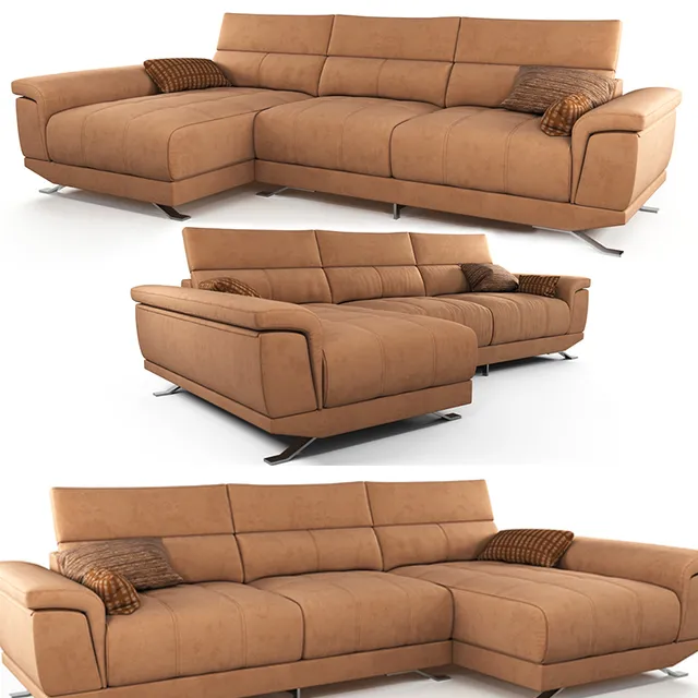 furniture - Minotti  sofa 04 3D Model