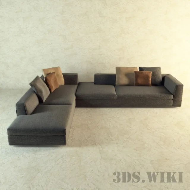 furniture - Minotti sofa 3D Model