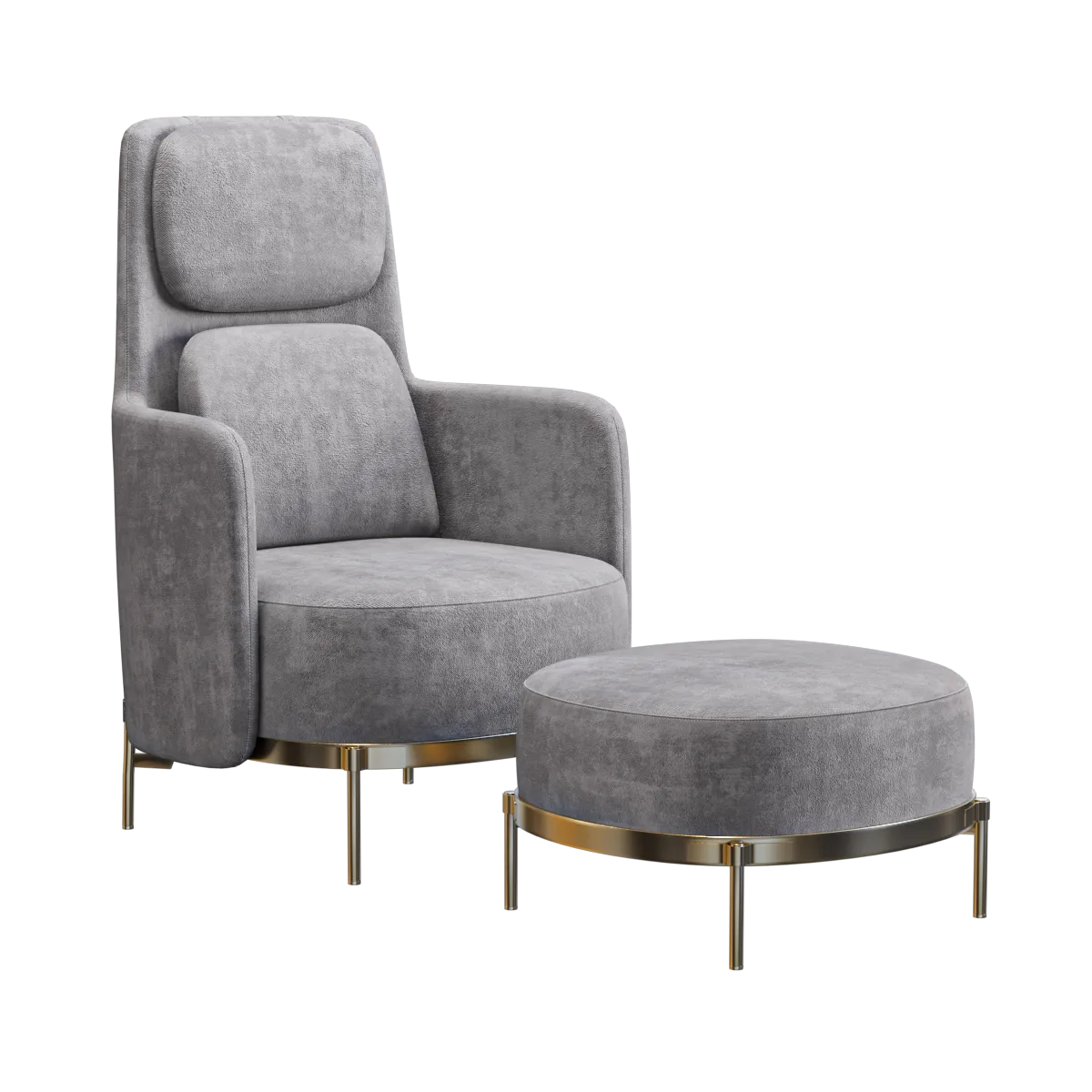 furniture - Minotti Tape armchair 3D Model