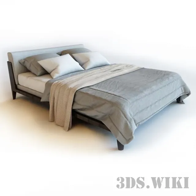 furniture - Modern bed 3D Model