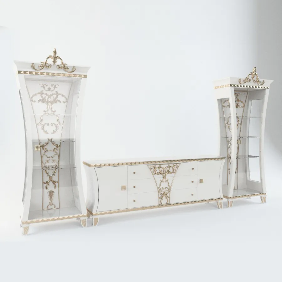 furniture - Modern cabinet 077 3D Model