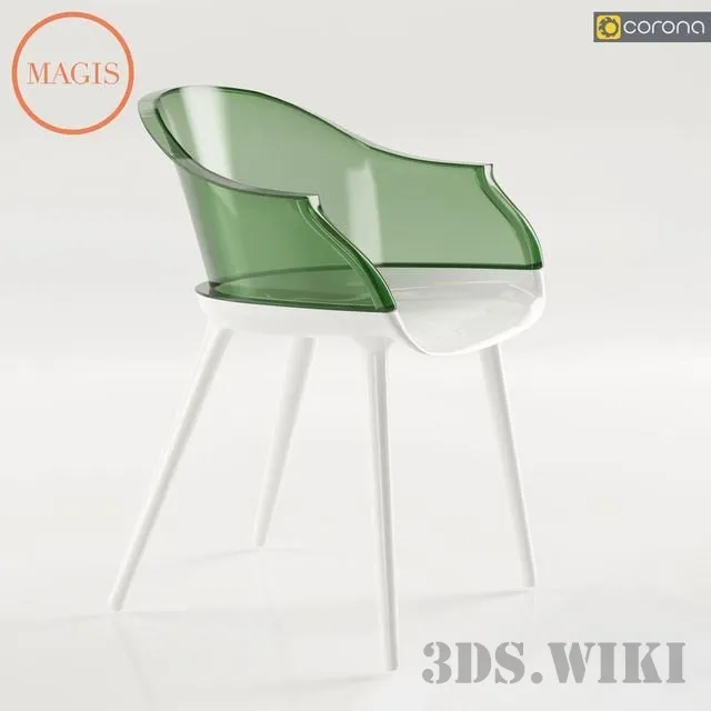 furniture - Modern chair Cyborg by Magis 3D Model