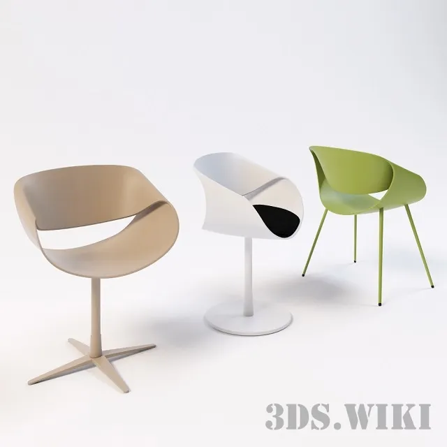 furniture - Modern chairs Zuco Little Perillo 3D Model