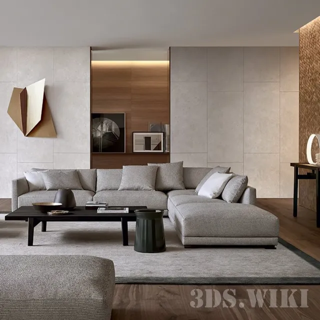 furniture - Modern set 3D Model