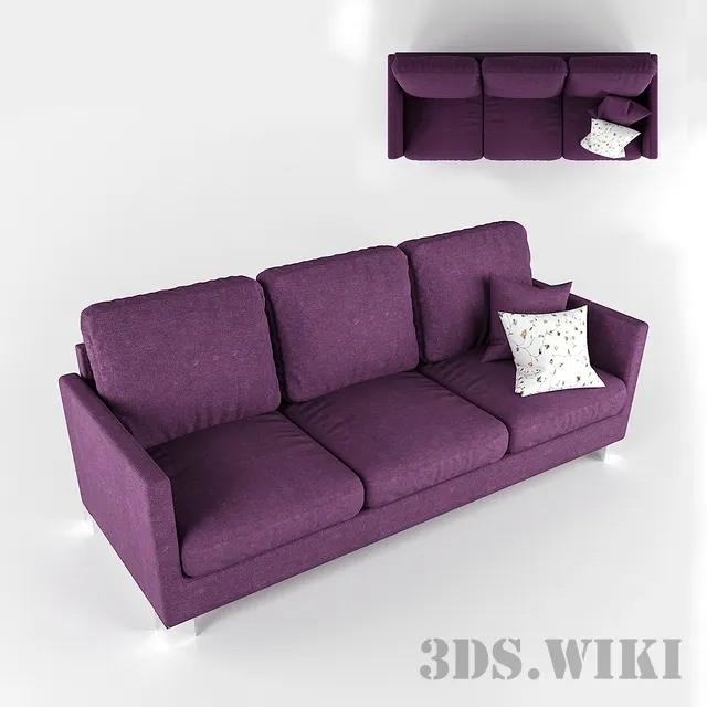 furniture - Modern sofa 3D Model