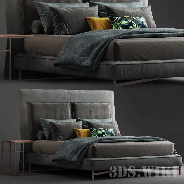 furniture - Moderrn bed 3D Model