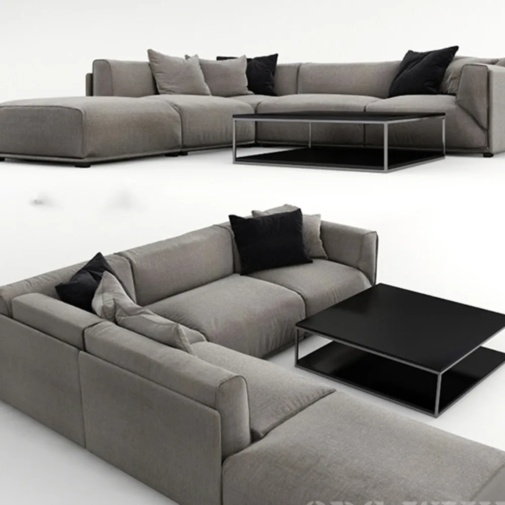 furniture - Modular sofa Bacon Meridiani 3D Model