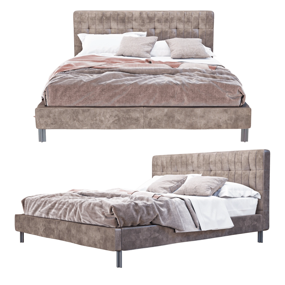 furniture - Molteni Anton bed 3D Model