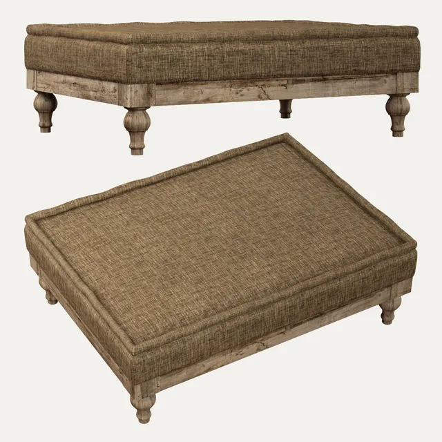 furniture - Napoleonic ottoman 3D Model