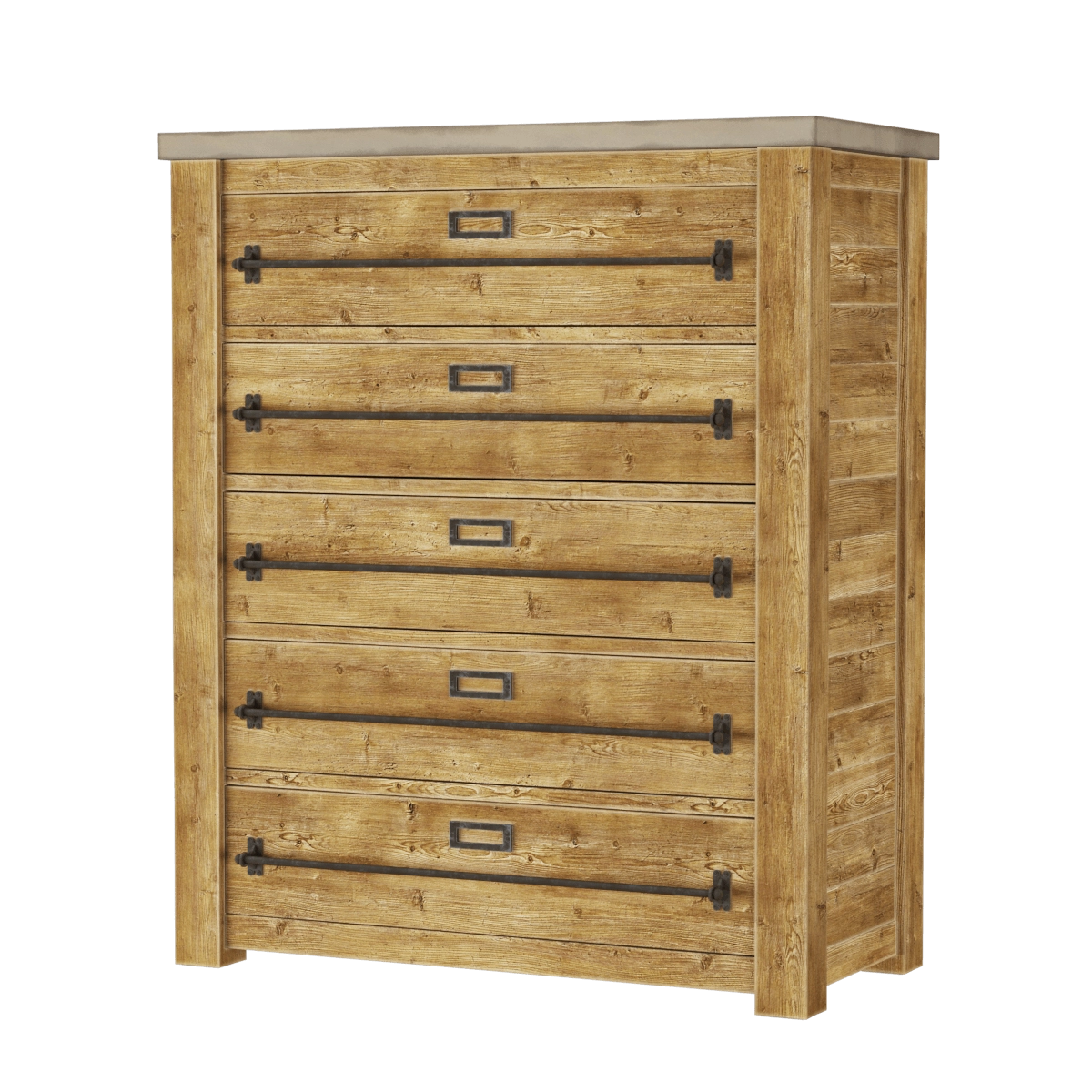 furniture - Narrow sideboard 3D Model