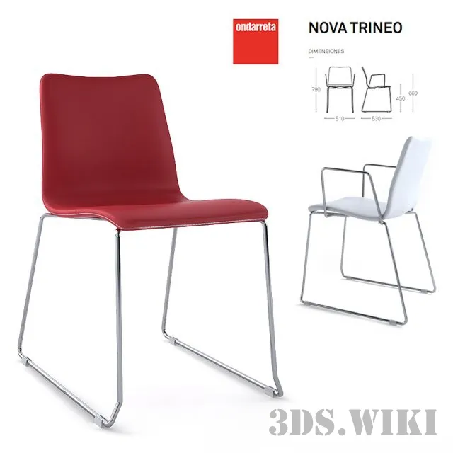 furniture - Nova Trineo chair 3D Model