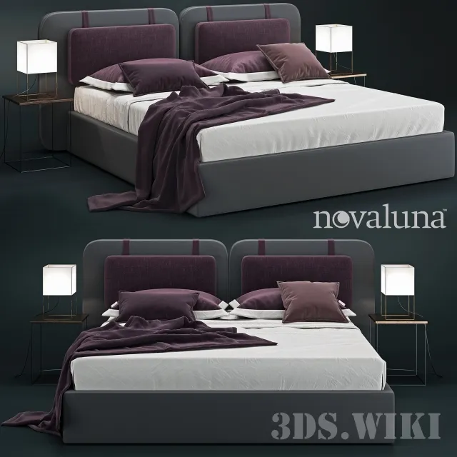 furniture - Novaluna SOUND bed 3D Model