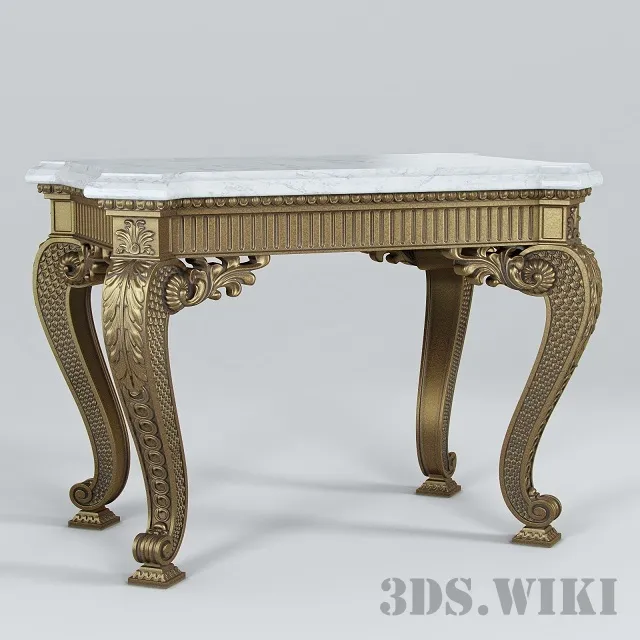 furniture - Oak MG 4018 table 3D Model